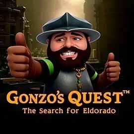 Gonzo's Quest by NetEnt, showcased at beefscasino.org – game logo