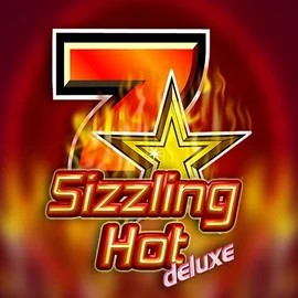 Sizzling Hot Deluxe slot logo by Novomatic at Beef Casino